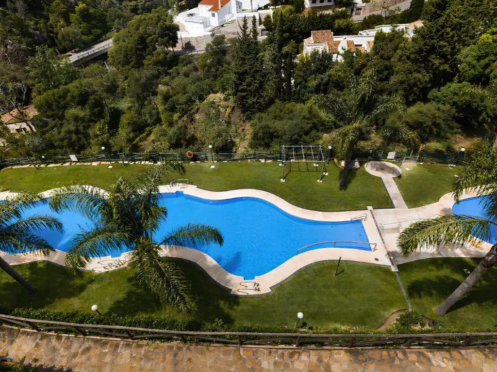 Swimming pool of Flat for sale in Fuengirola  with Heating, Terrace and Swimming Pool