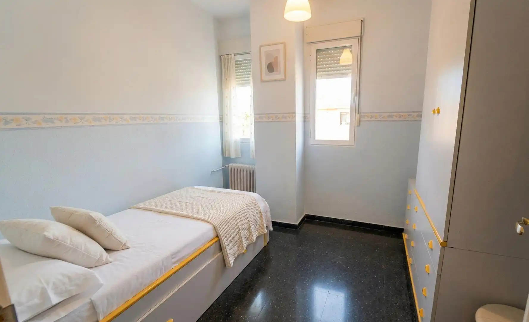 Bedroom of Flat for sale in Albacete  with Heating, Storage room and Furnished