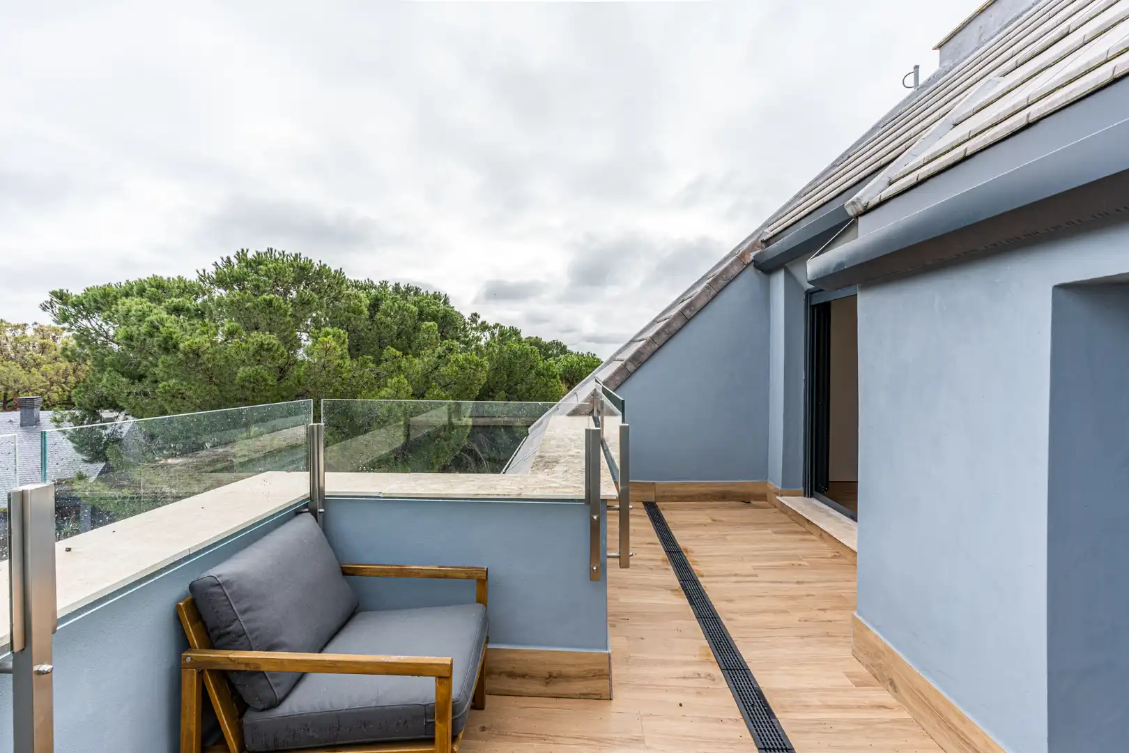 Terraza de Ático en venta en Las Rozas de Madrid con Aire acondicionado, Calefacción y Jardín privado