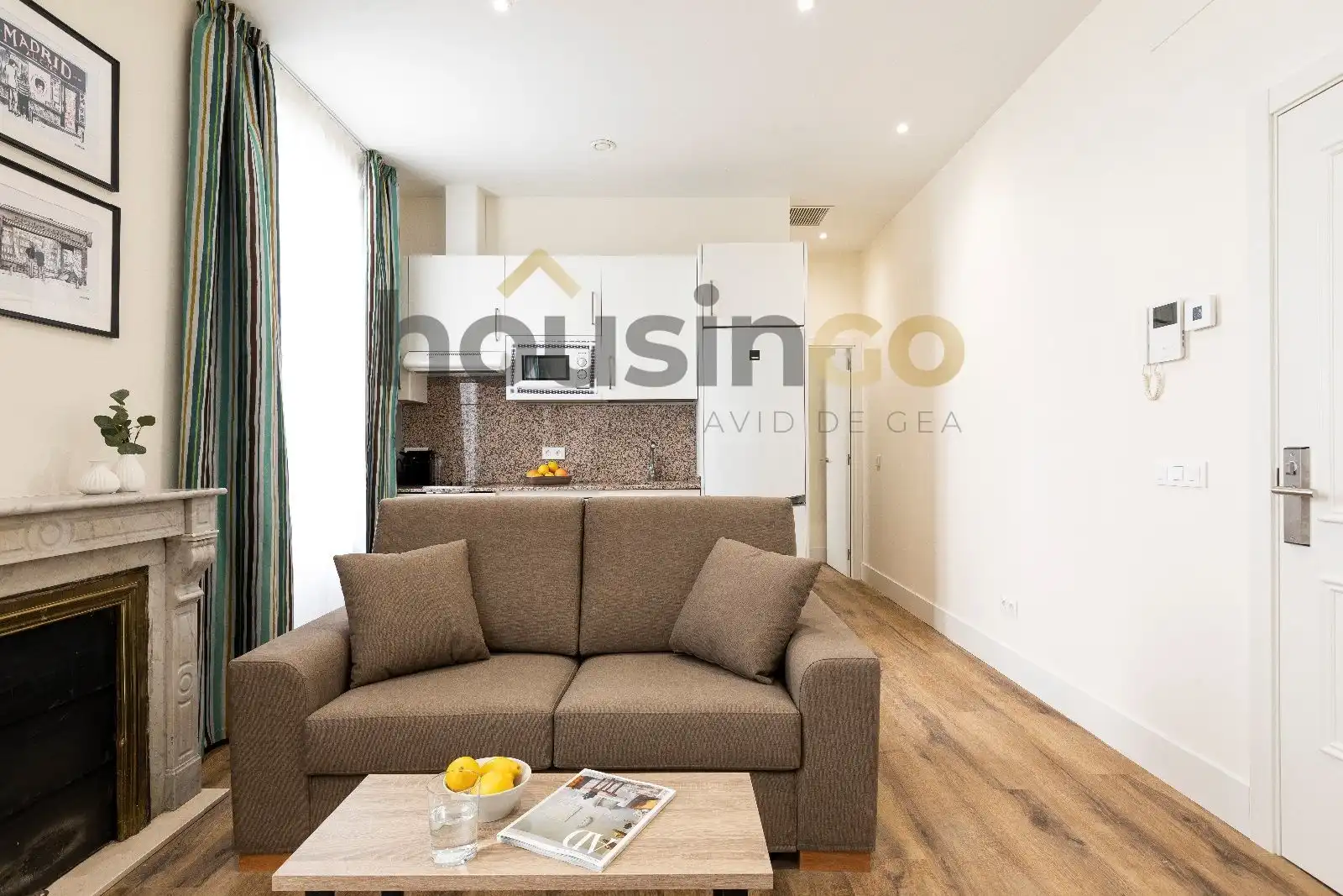 Living room of Apartments for rent in Madrid  with Air Conditioner, Heating and Parquet flooring