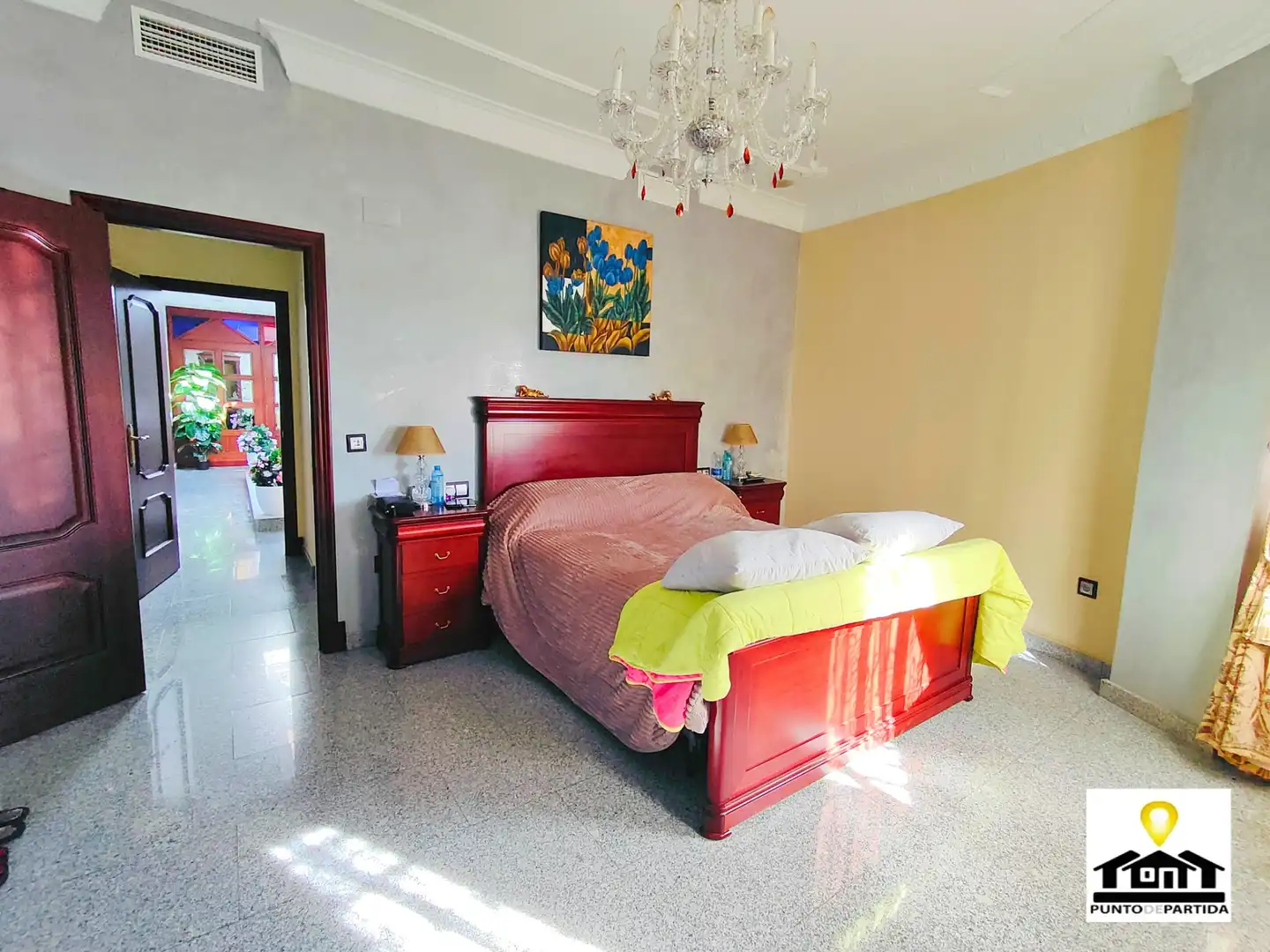 Schlafzimmer von Country house zum Verkauf in Utrera mit Klimaanlage, Heizung und Privatgarten