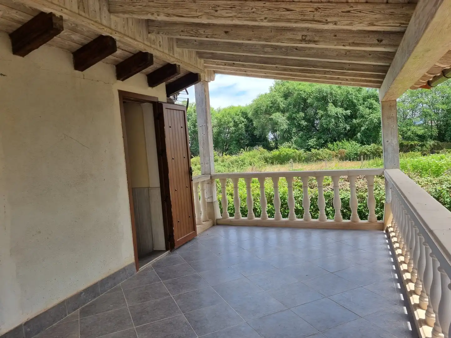 Terraza de Finca rústica en venta en Tricio con Jardín privado, Terraza y Amueblado