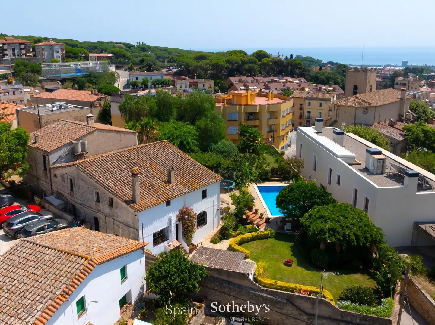 Vista exterior de Casa o chalet en venta en Cabrera de Mar con Calefacción, Jardín privado y Trastero