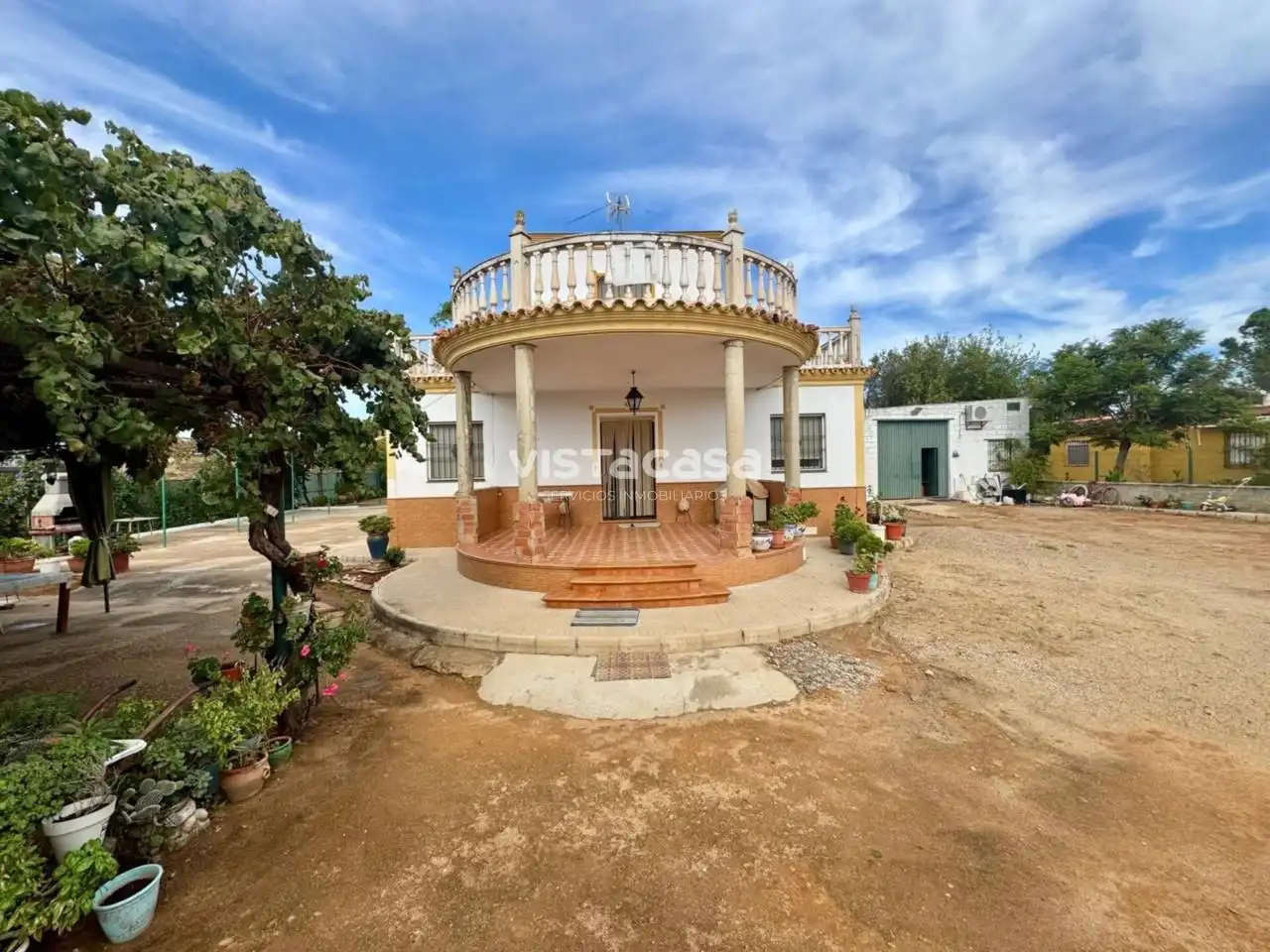 Vista exterior de Finca rústica en venta en El Viso del Alcor con Aire acondicionado, Calefacción y Jardín privado