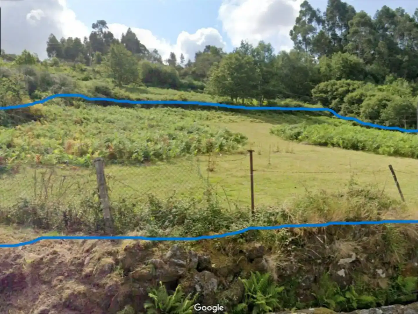 Terreno en venta en A Lama  