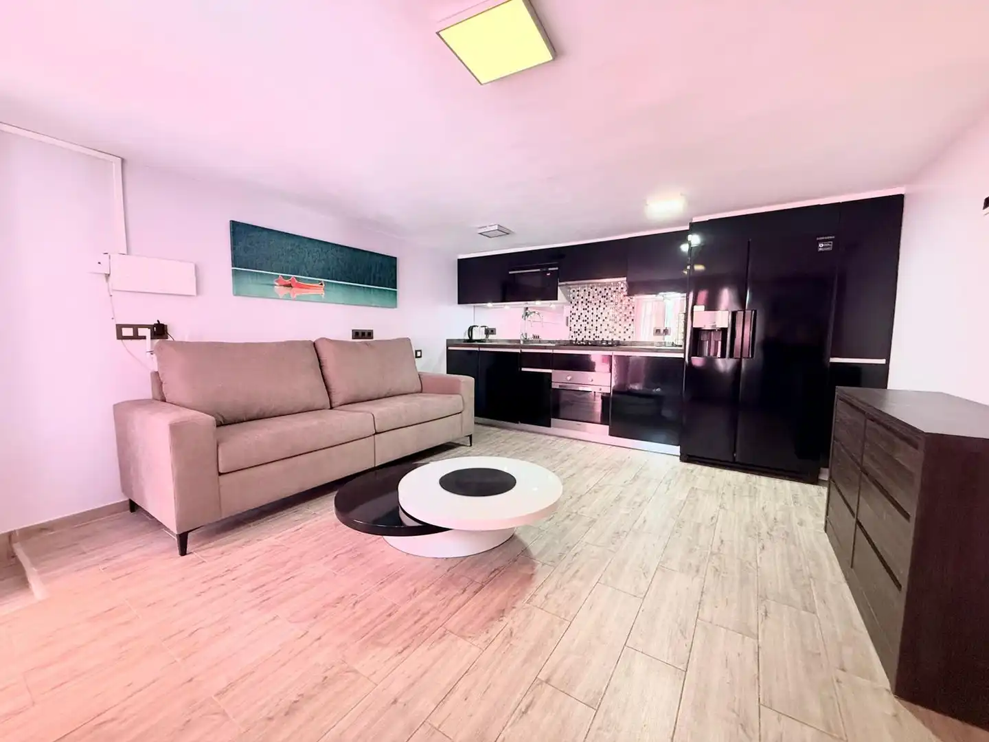 Sala de estar de Apartamento en venta en Calpe / Calp con Aire acondicionado, Calefacción y Jardín privado