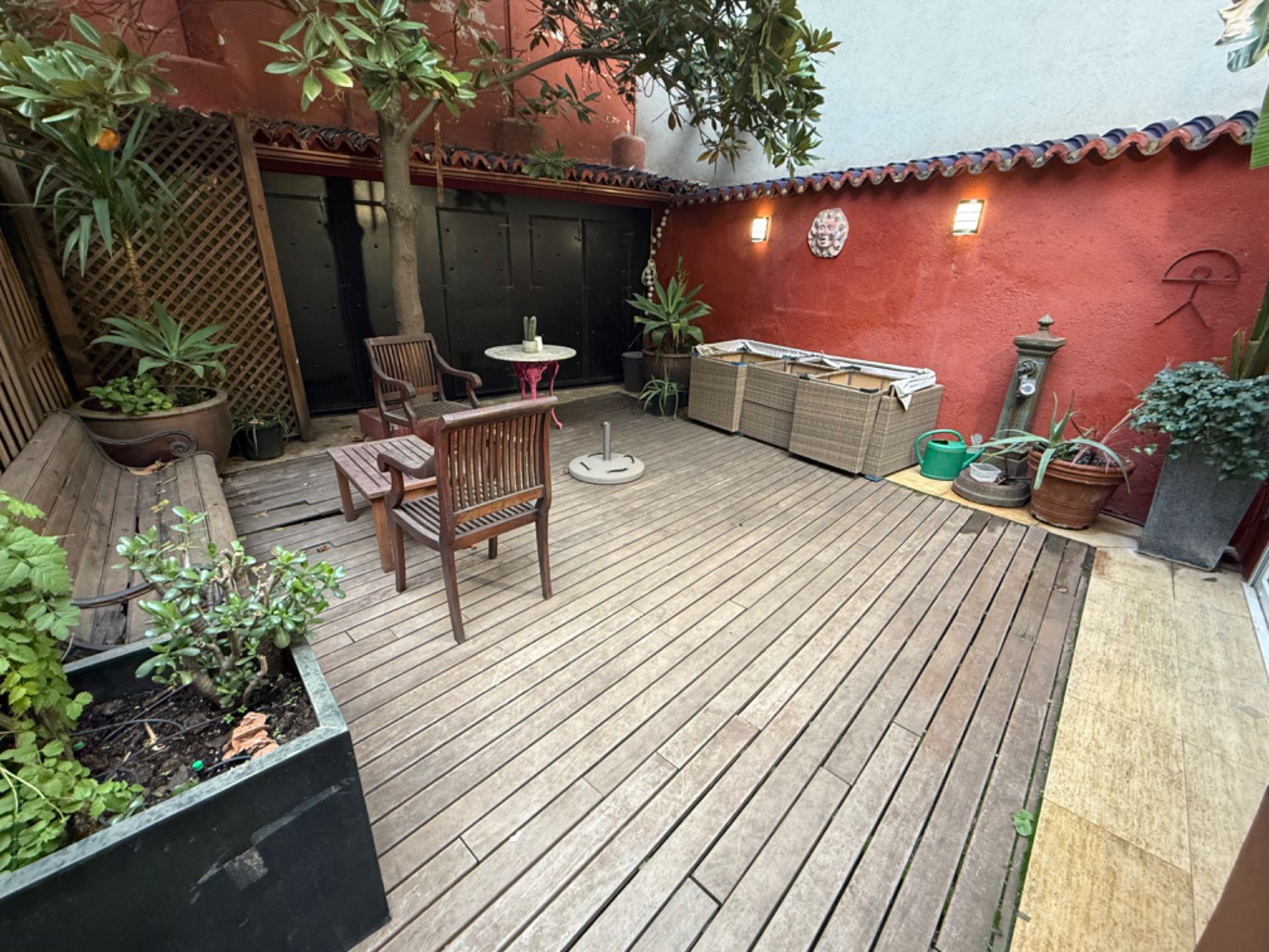 Terrassa de Pis de lloguer en  Madrid Capital amb Aire condicionat, Calefacció i Jardí privat