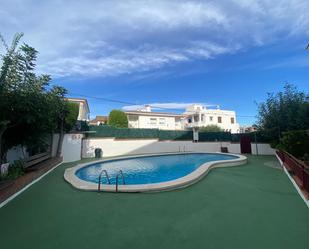Swimming pool of Single-family semi-detached for sale in Torredembarra  with Community pool