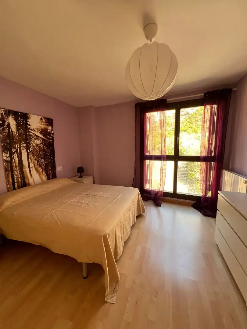 Bedroom of Flat for sale in Biescas  with Heating, Parquet flooring and Furnished