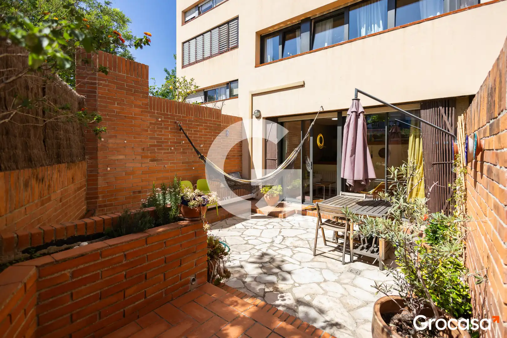 Terraza de Dúplex en venta en Barcelona con Aire acondicionado, Calefacción y Jardín privado