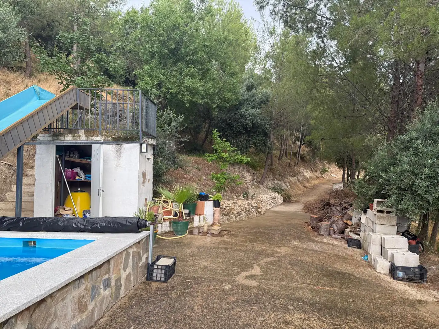 Garten von Country house zum Verkauf in Jaén mit Privatgarten, Terrasse und Schwimmbad