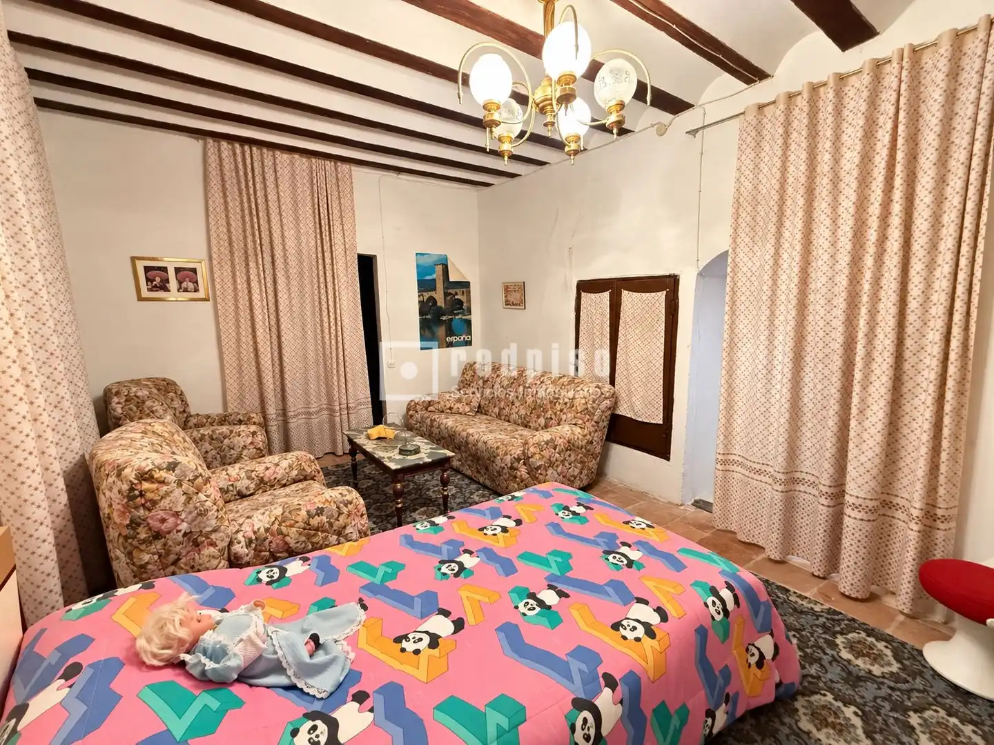 Living room of Houses for sale in Durón  with Heating, Storage room and Furnished