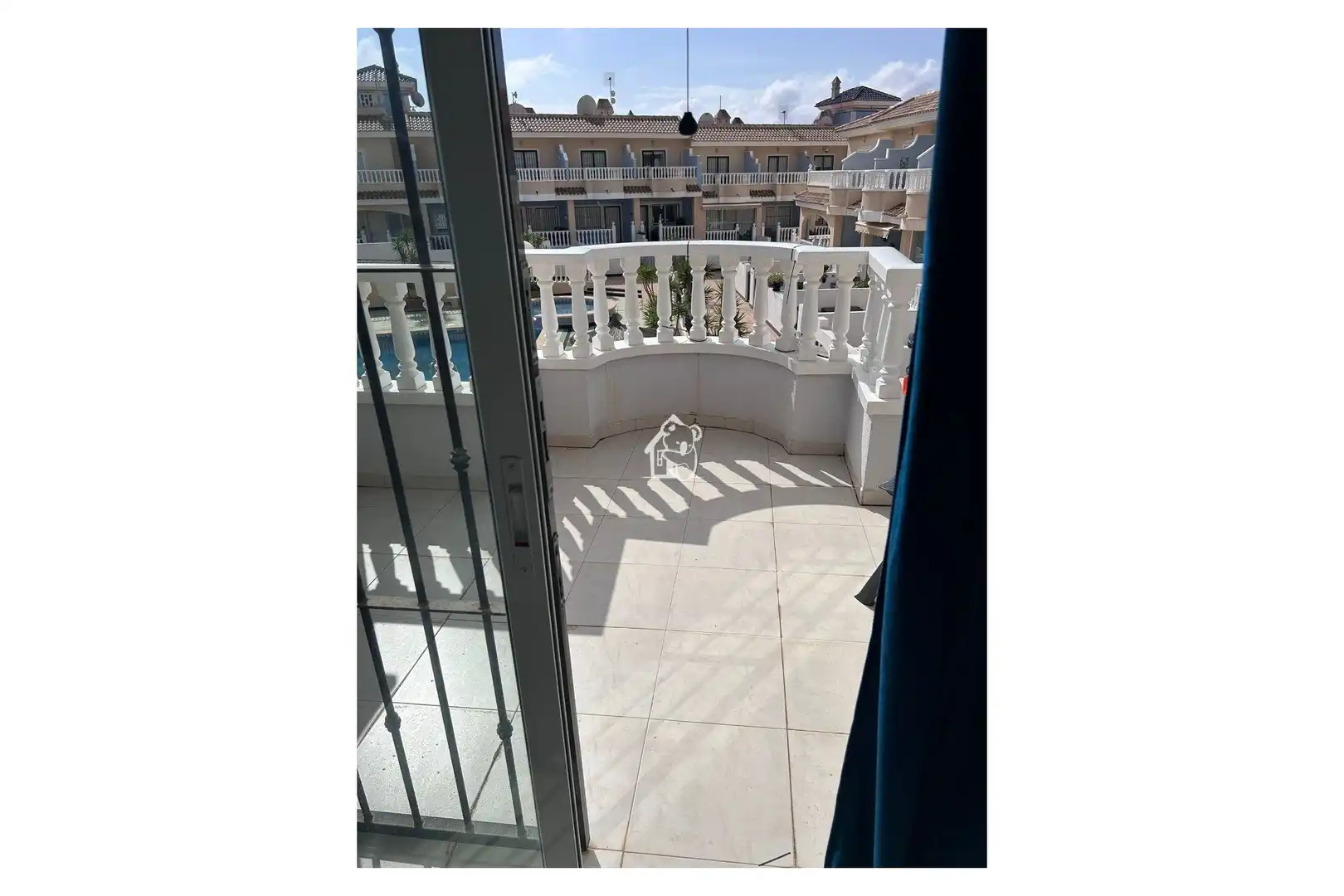 Terraza de Apartamento de alquiler en Rojales con Aire acondicionado, Terraza y Piscina
