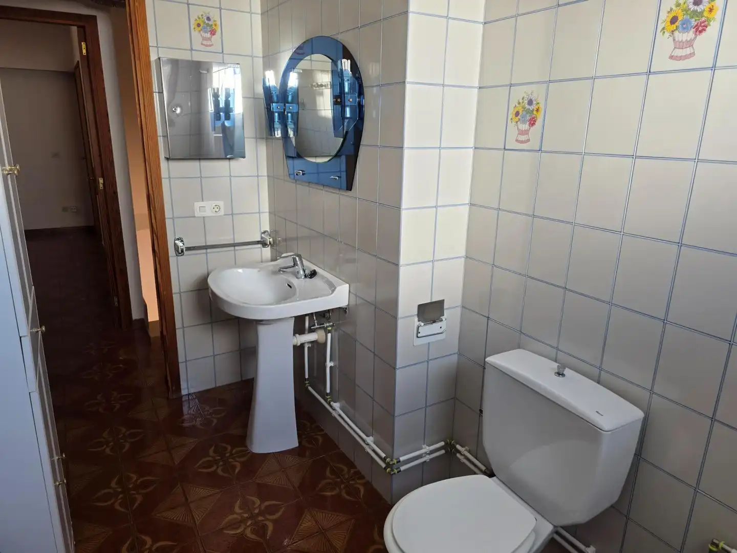 Badezimmer von Erdgeschoss zum Verkauf in Alcúdia mit Klimaanlage, Privatgarten und Terrasse