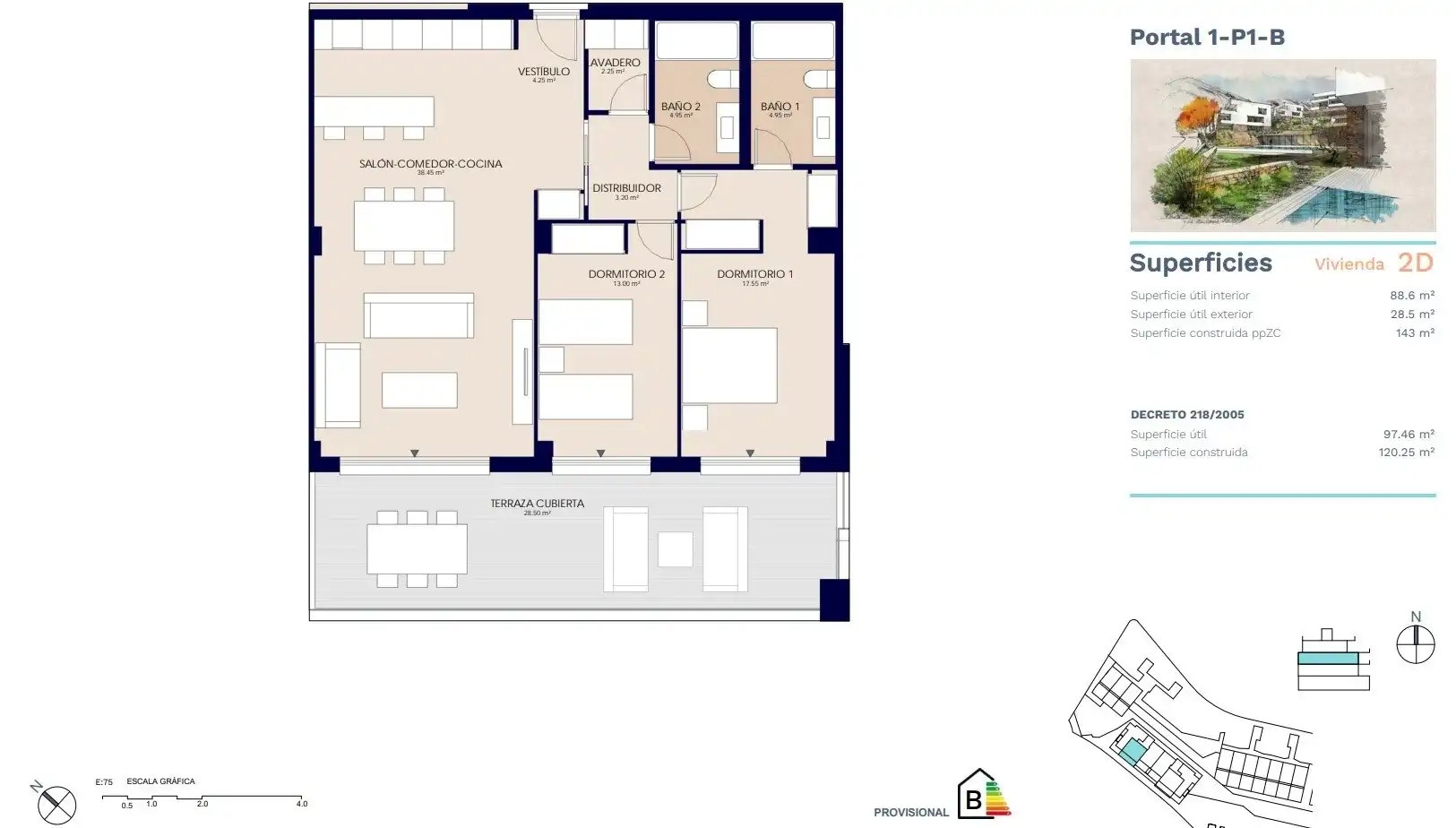 Apartment mit Aufzug zum Verkauf in Costa Natura, imagen 9