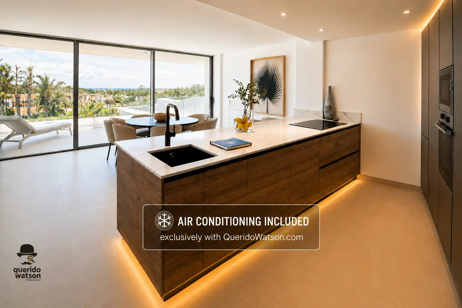 Kitchen of Flat for sale in Cartagena  with Air Conditioner, Heating and Terrace