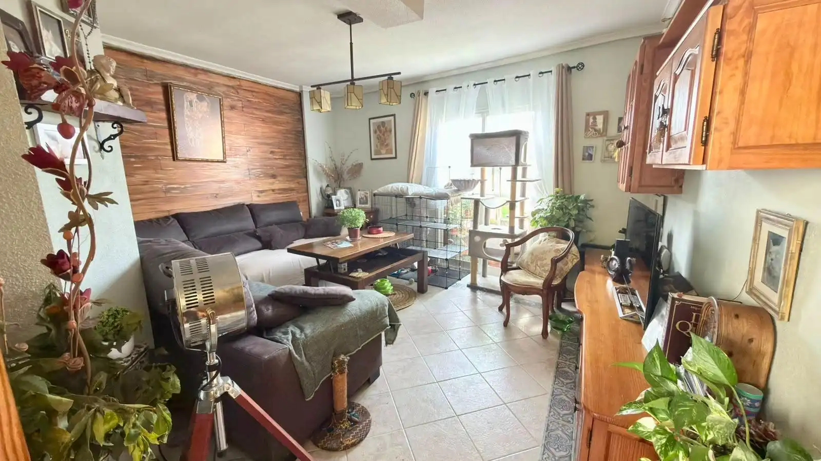 Sala d'estar de Àtic en venda en Murcia amb Aire condicionat, Terrassa i Balcó