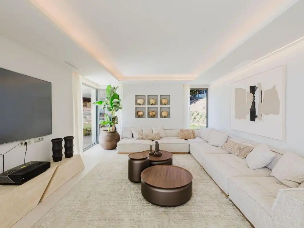 Living room of Houses for sale in Benalmádena  with Air Conditioner, Heating and Private garden