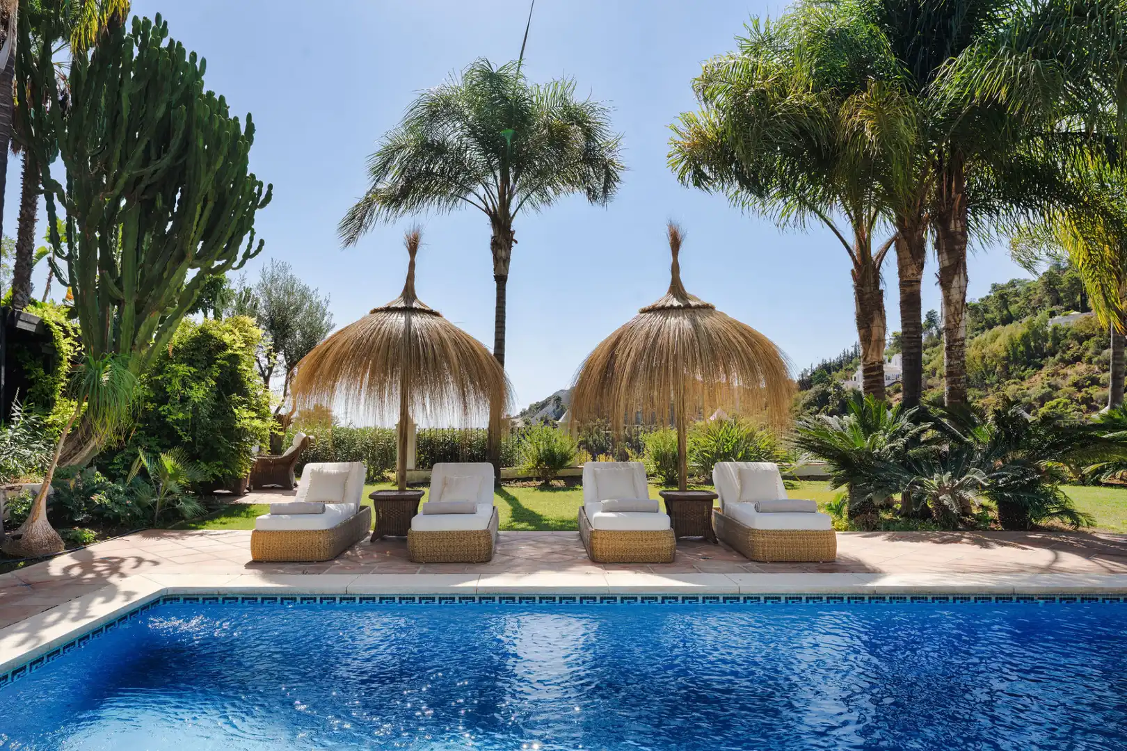 Garden of Houses for sale in Benahavís  with Air Conditioner, Private garden and Swimming Pool