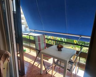 Terrace of Flat to rent in Torremolinos  with Air Conditioner and Swimming Pool