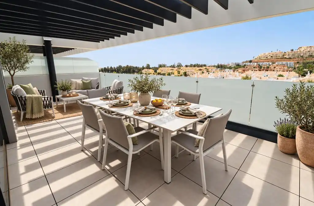 Terrassa de Apartament de lloguer en La Cala Mijas