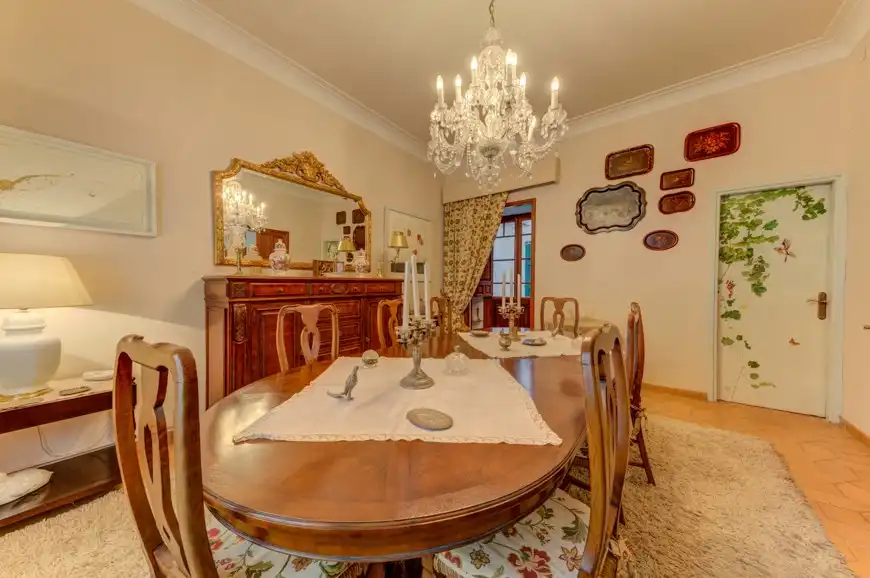 Comedor de Casa adosada en venta en Pollença con Aire acondicionado, Calefacción y Jardín privado