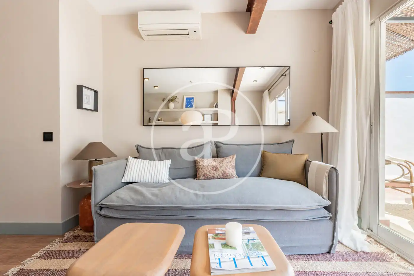 Sala de estar de Ático en venta en Madrid con Aire acondicionado, Calefacción y Terraza