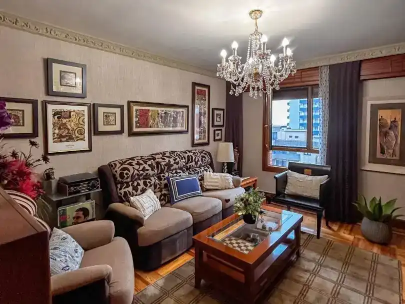 Sala de estar de Piso en venta en Bilbao 