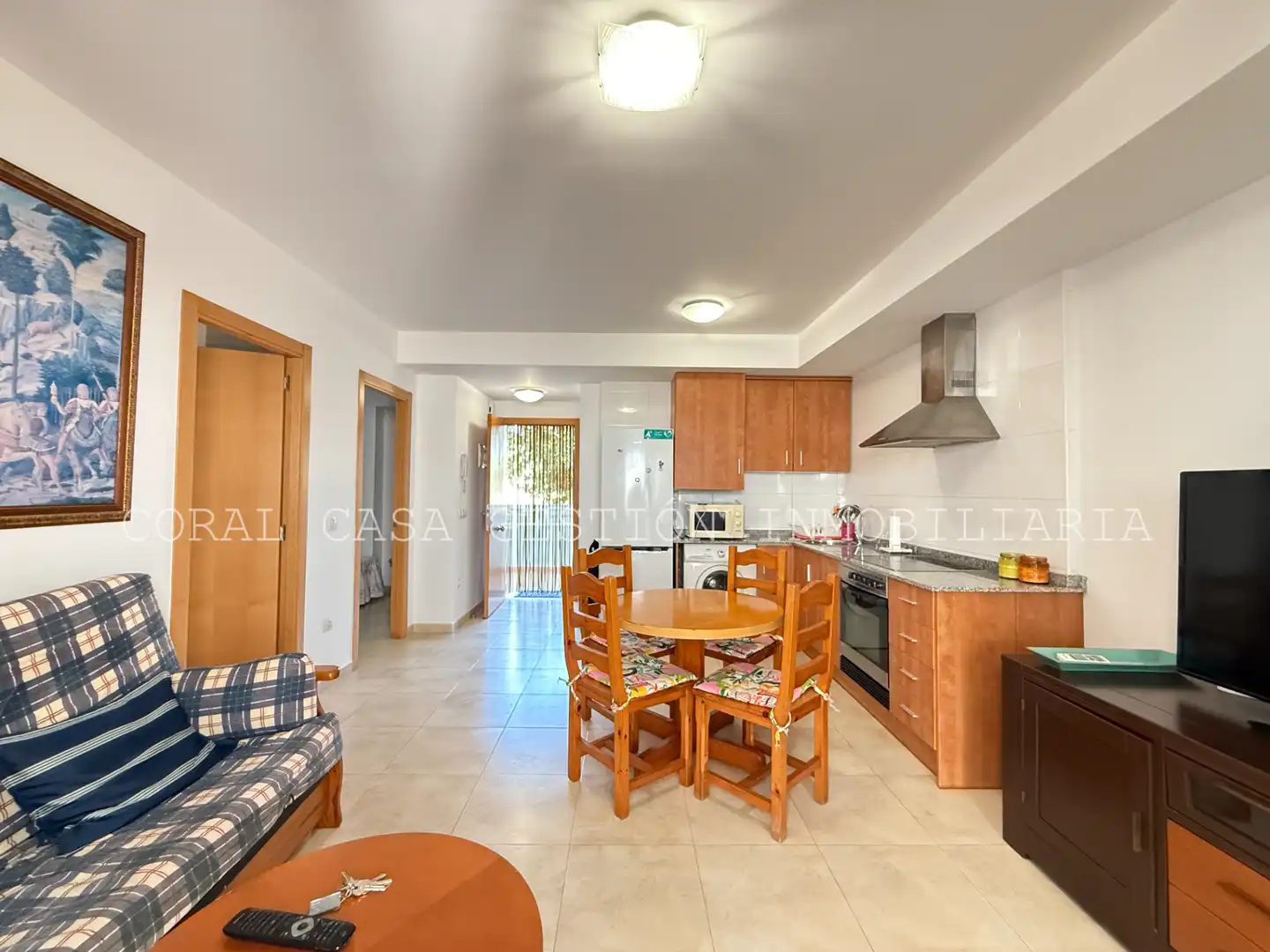 Cocina de Apartamento en venta en Chilches / Xilxes con Aire acondicionado, Calefacción y Terraza