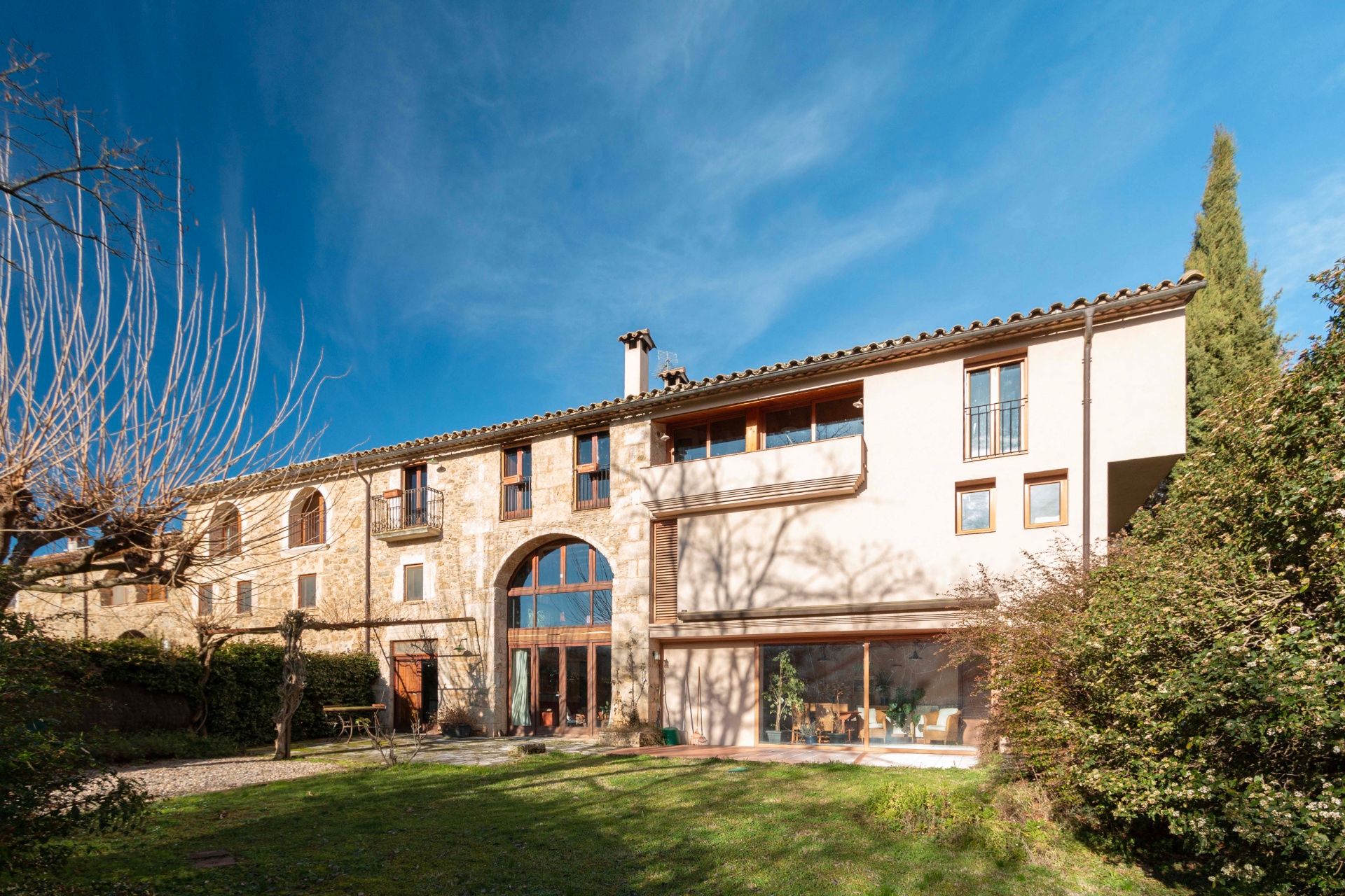 Vista exterior de Casa o xalet en venda en Palol de Revardit amb Aire condicionat, Calefacció i Jardí privat