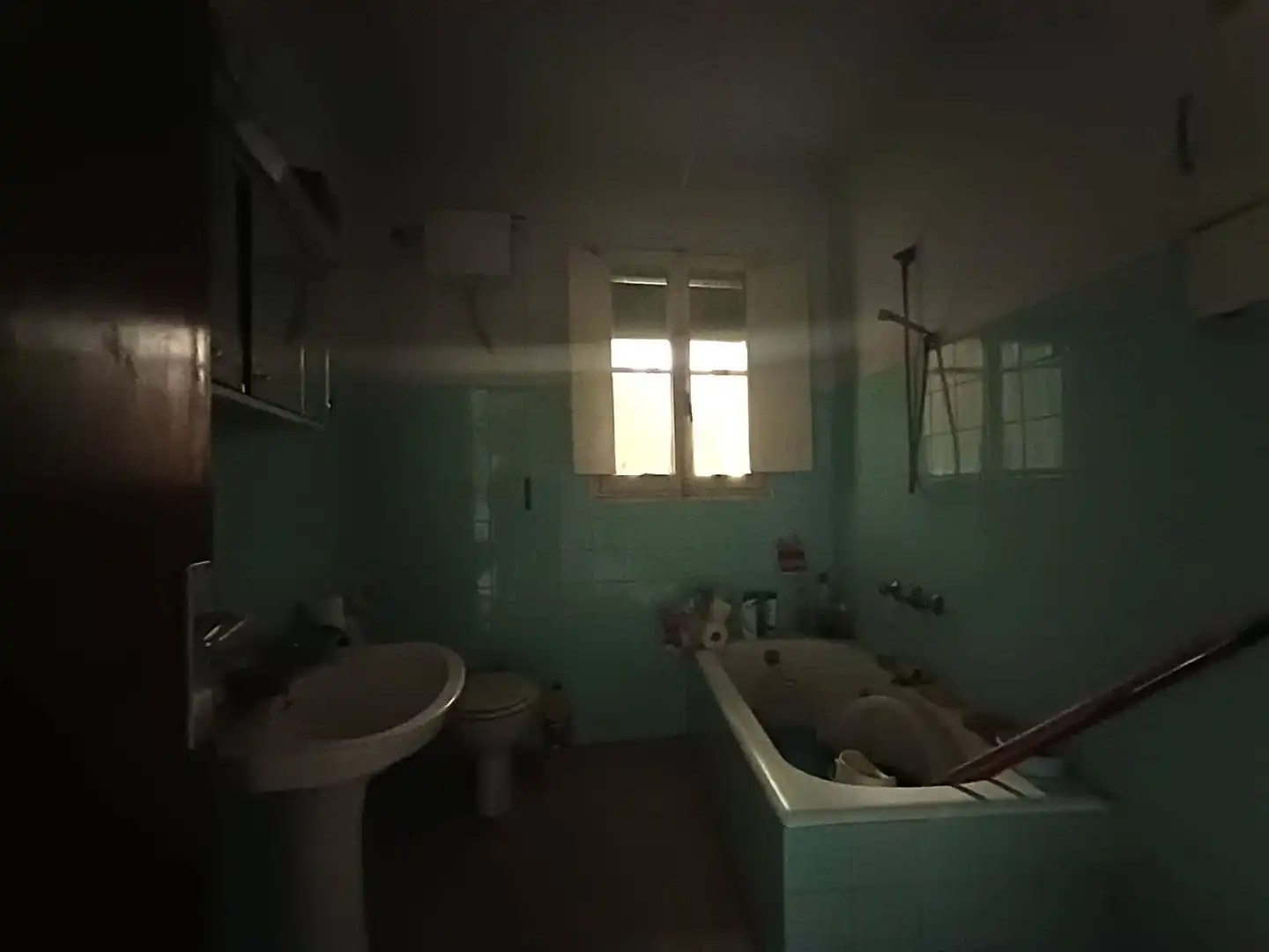 Badezimmer von Einfamilien-Reihenhaus zum Verkauf in Monzón mit Terrasse