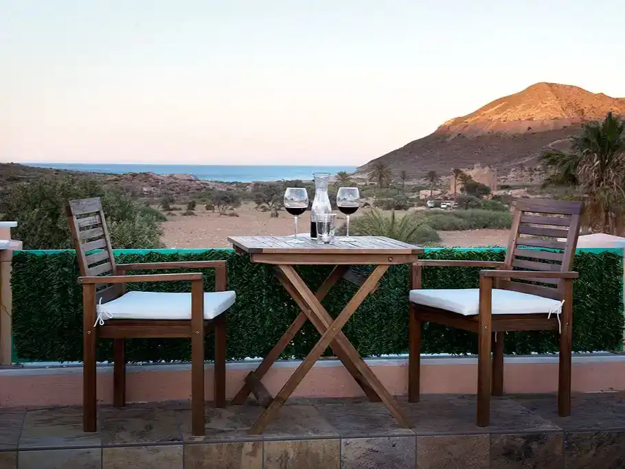 Terrasse von Wohnung zur Miete in Rodalquilar - La Isleta