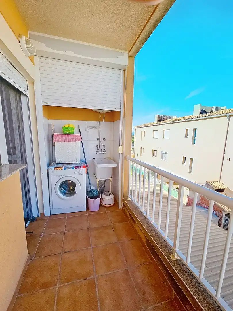Balcony of Flat for sale in Miramar  with Air Conditioner, Heating and Terrace