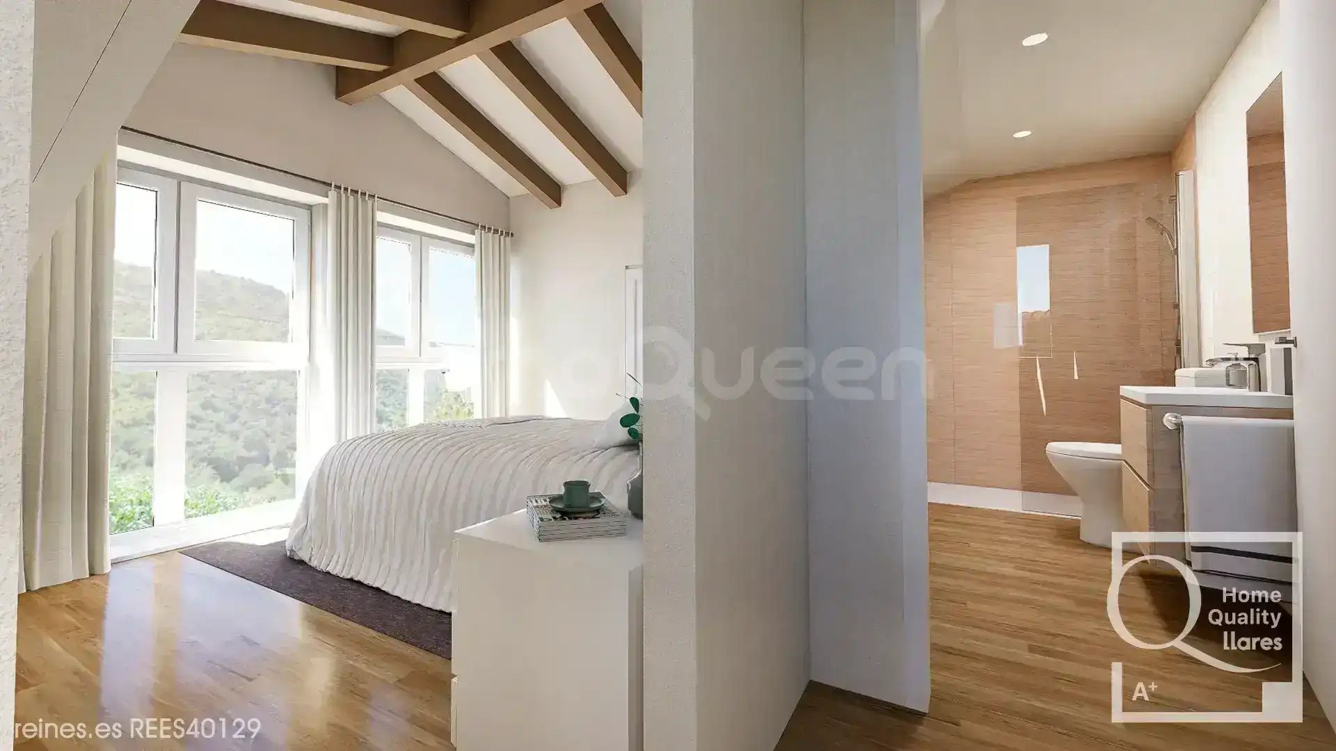 Bedroom of Detached homes for sale in Peñamellera Alta  with Heating, Private garden and Terrace