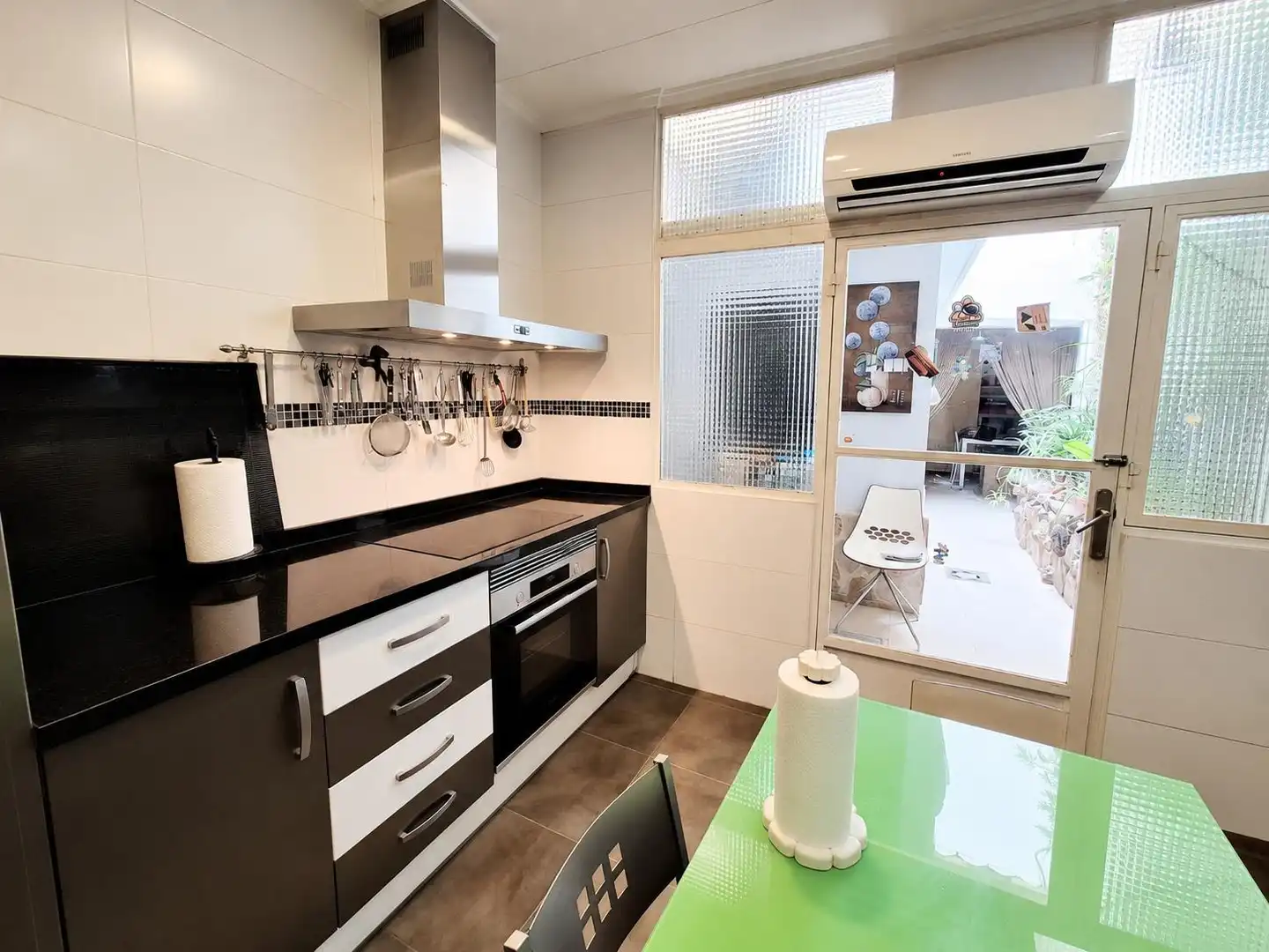 Kitchen of Houses for sale in Carcaixent  with Air Conditioner