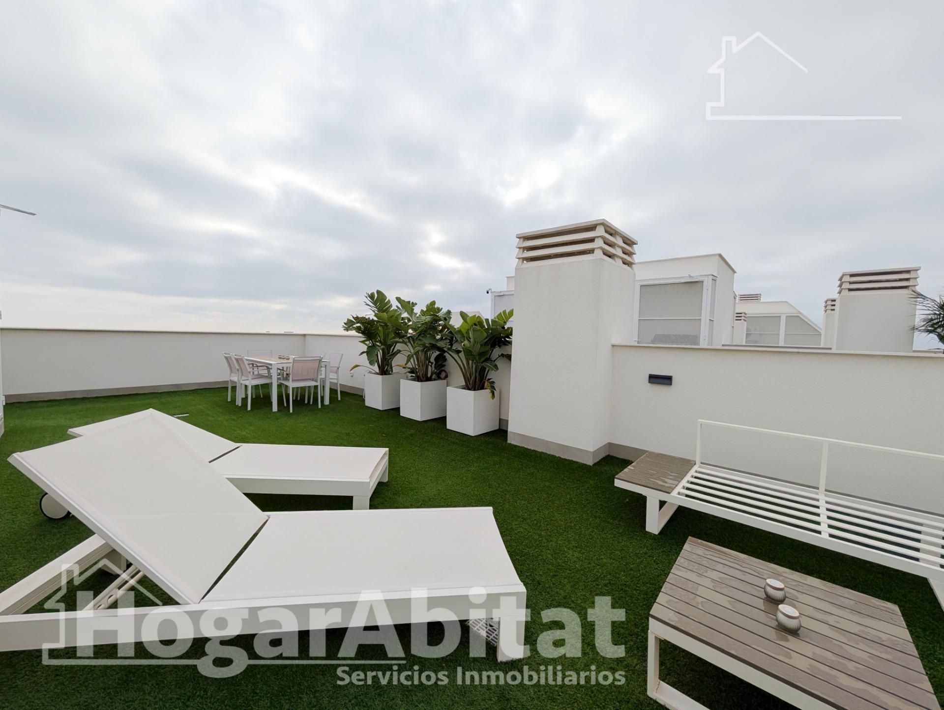 Terrace of Attic for sale in Santa Pola  with Air Conditioner, Heating and Parquet flooring