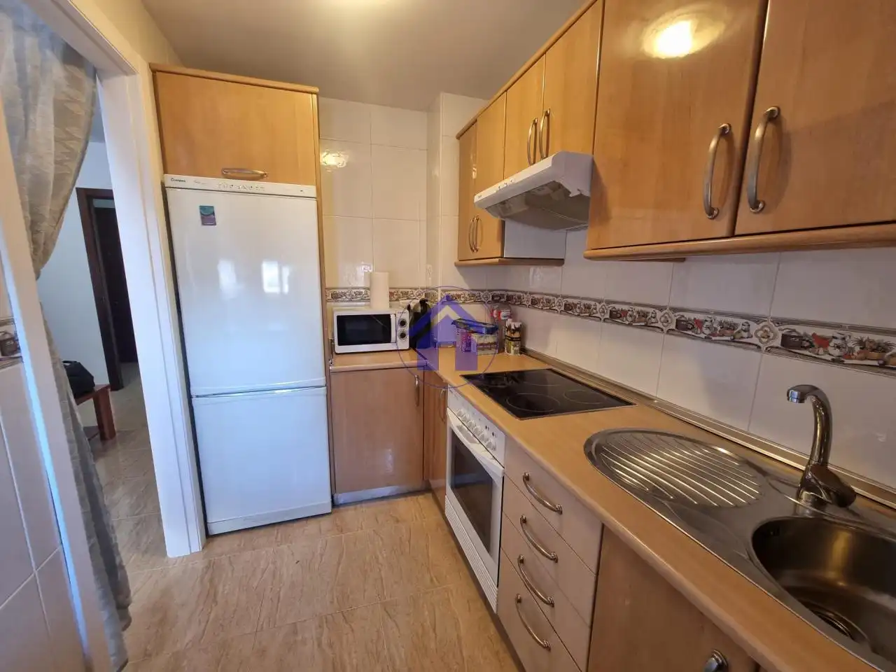 Cocina de Ático de alquiler en Pontevedra Capital  con Calefacción, Amueblado y Balcón