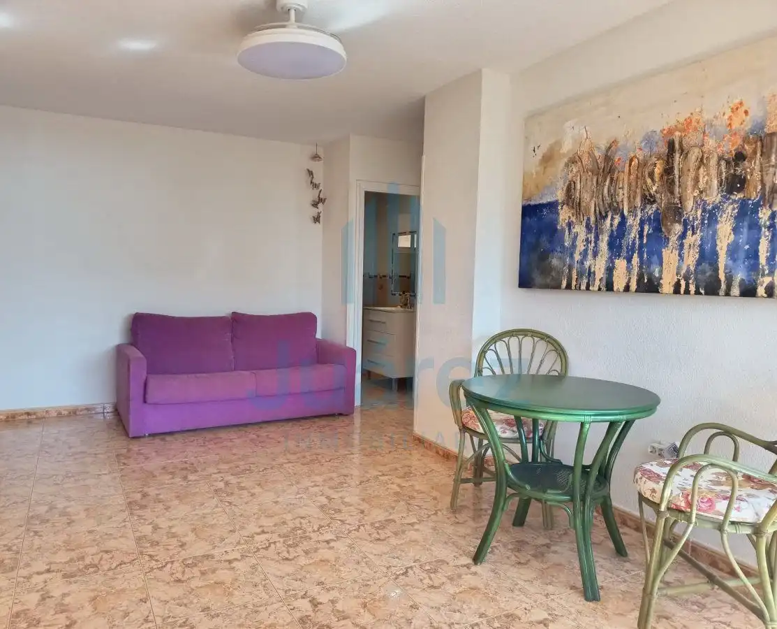 Wohnzimmer von Wohnung zur Miete in Alicante / Alacant mit Klimaanlage, Terrasse und Möbliert