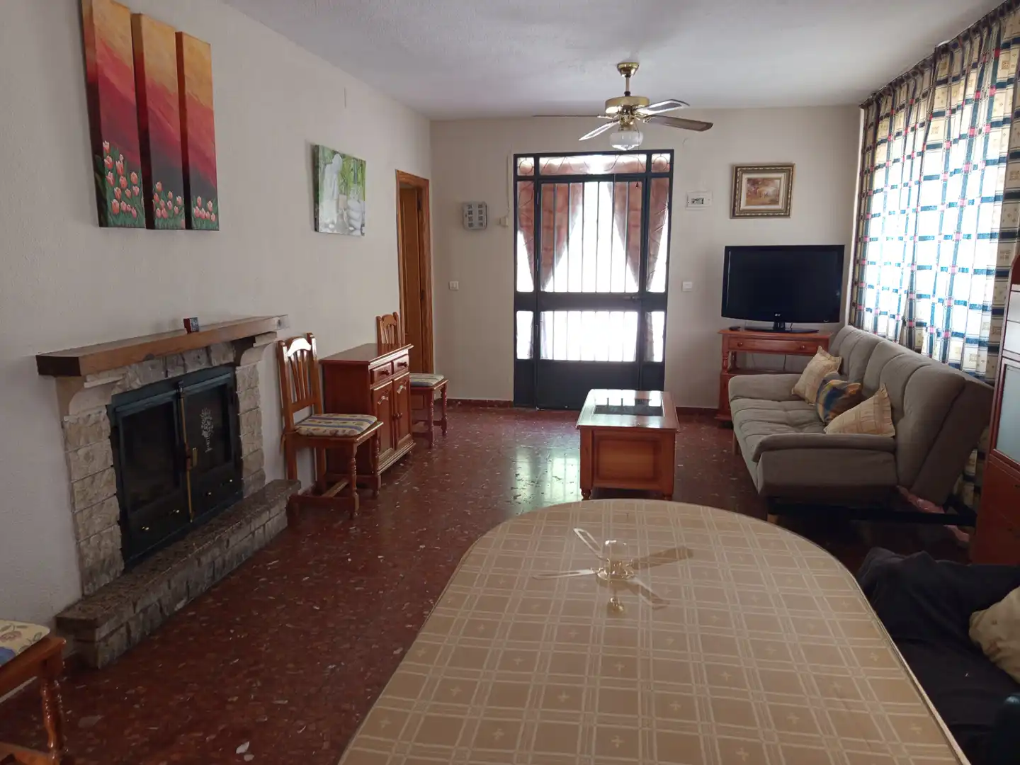 Living room of Country homes for sale in Jaén  with Furnished