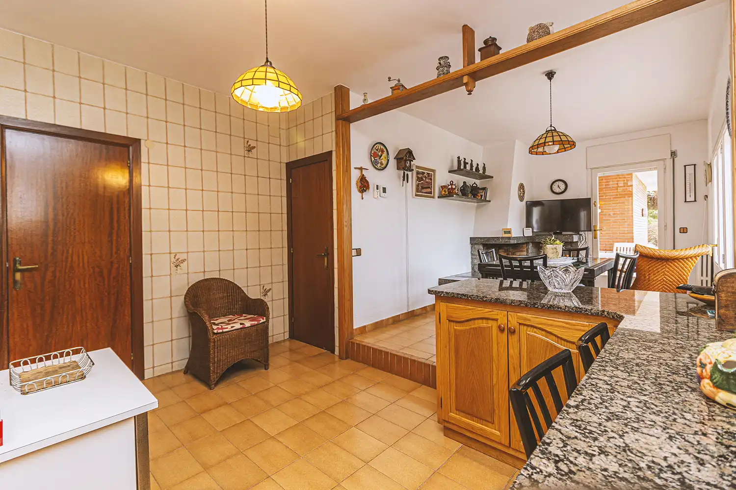 Cuina de Casa o xalet en venda en Sant Pol de Mar amb Calefacció, Jardí privat i Terrassa
