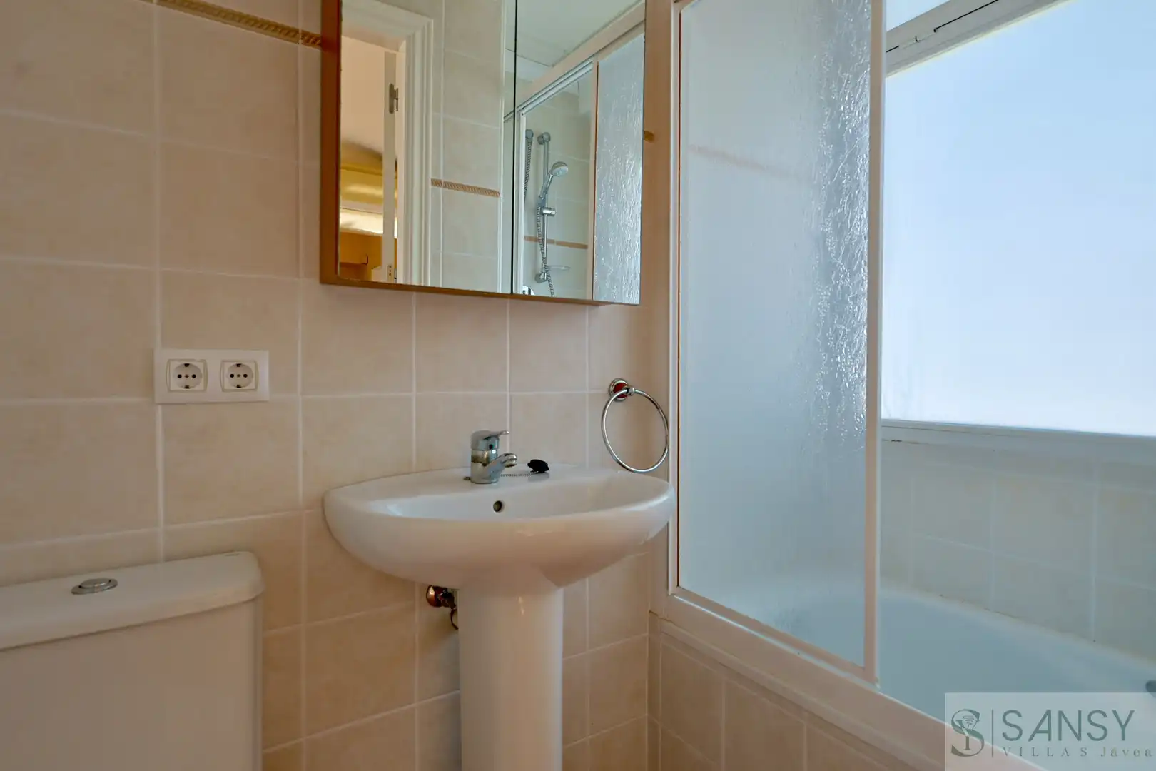Bany de Apartament en venda en Jávea / Xàbia amb Terrassa i Piscina comunitària