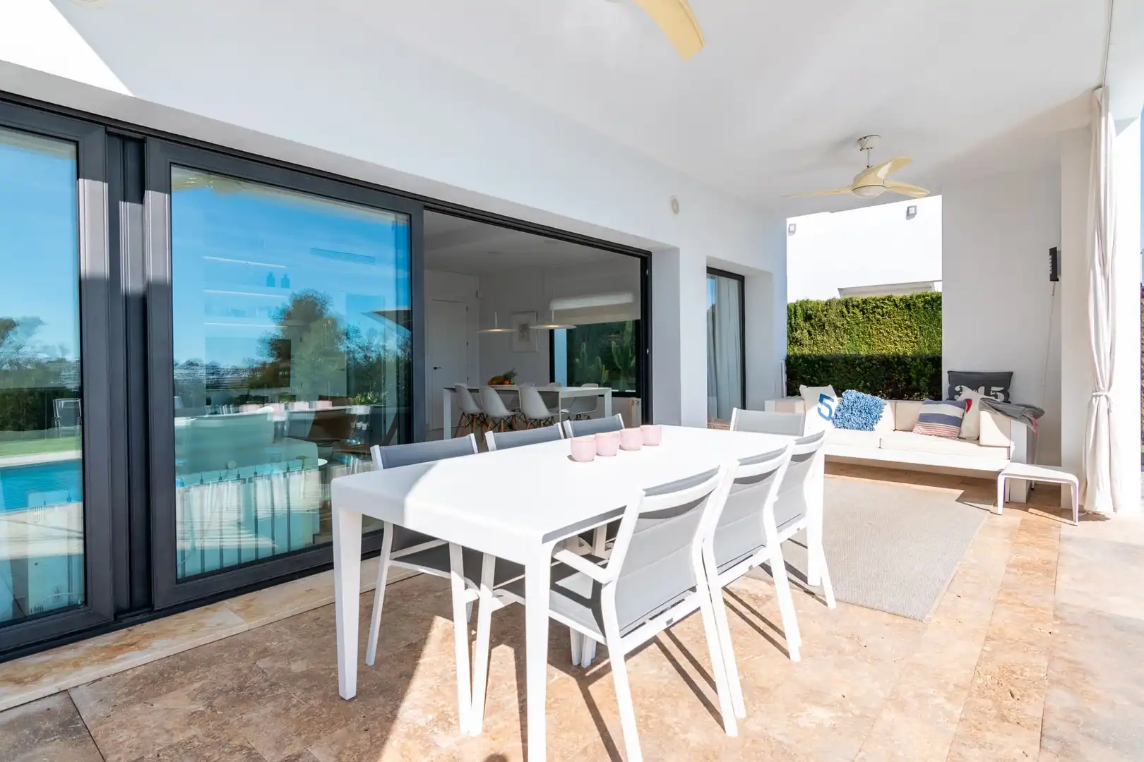 Terrassa de Casa o xalet de lloguer en Estepona amb Aire condicionat, Jardí privat i Terrassa