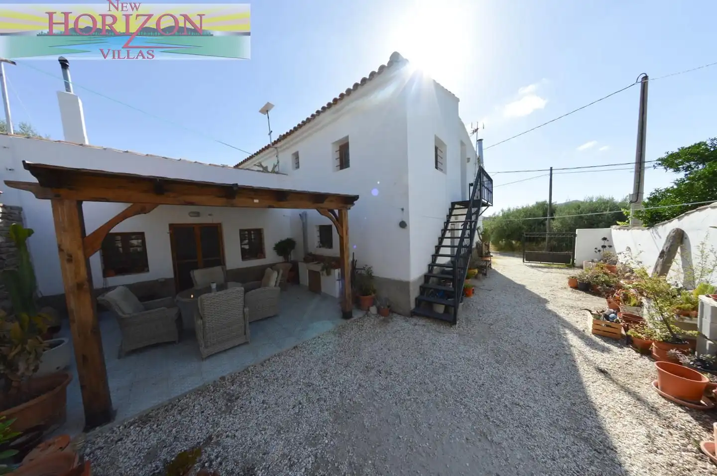 Exterior view of Houses for sale in Lubrín  with Private garden and Terrace