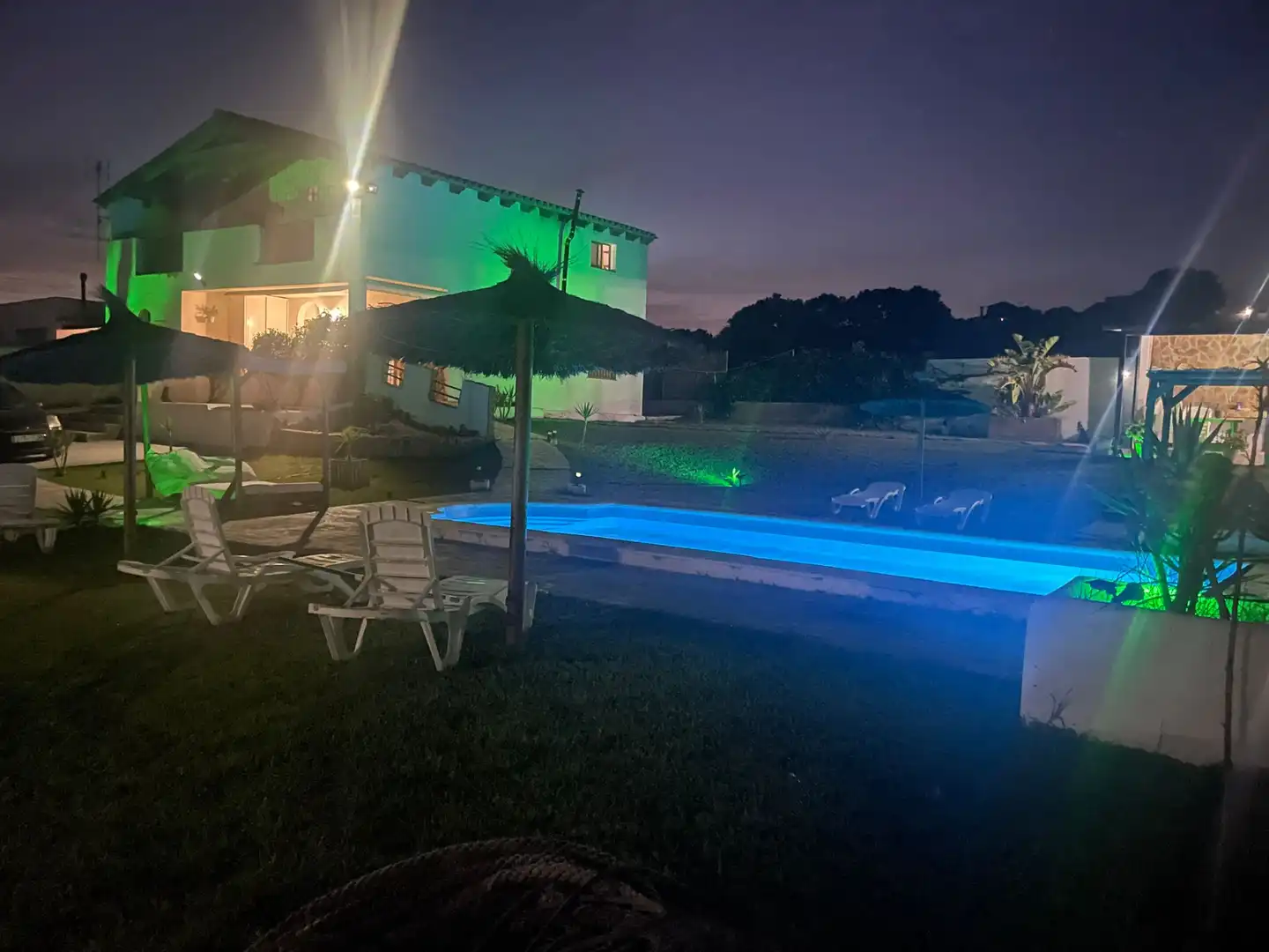 Piscina de Casa o xalet de lloguer en Barbate amb Calefacció, Jardí privat i Terrassa