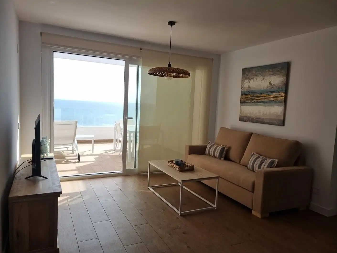 Sala de estar de Apartamento en venta en Torrox con Aire acondicionado, Calefacción y Terraza