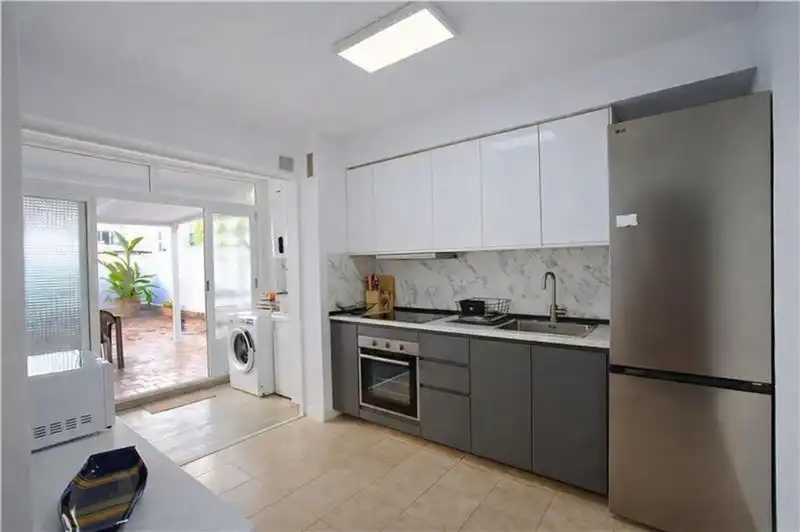 Kitchen of Flat for rent in  Palma de Mallorca  with Terrace, Furnished and Balcony