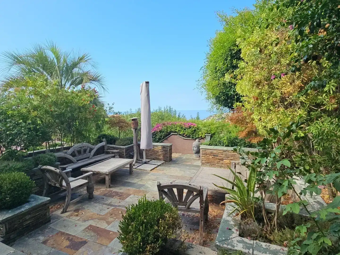 Terraza de Casa o chalet en venta en Lloret de Mar con Aire acondicionado, Jardín privado y Terraza