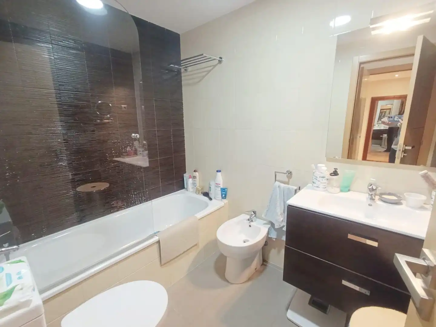 Bathroom of Flat for sale in Málaga  with Private garden, Terrace and Storage room