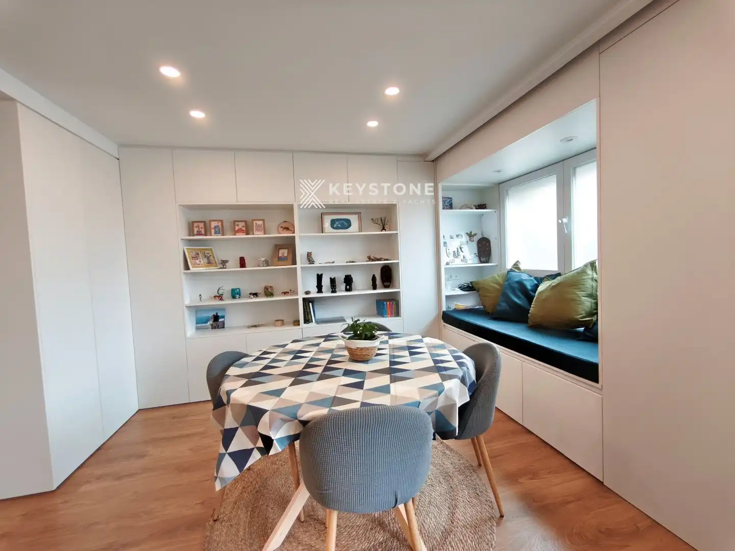 Wohnzimmer von Wohnung zur Miete in Alicante / Alacant mit Klimaanlage, Heizung und Möbliert