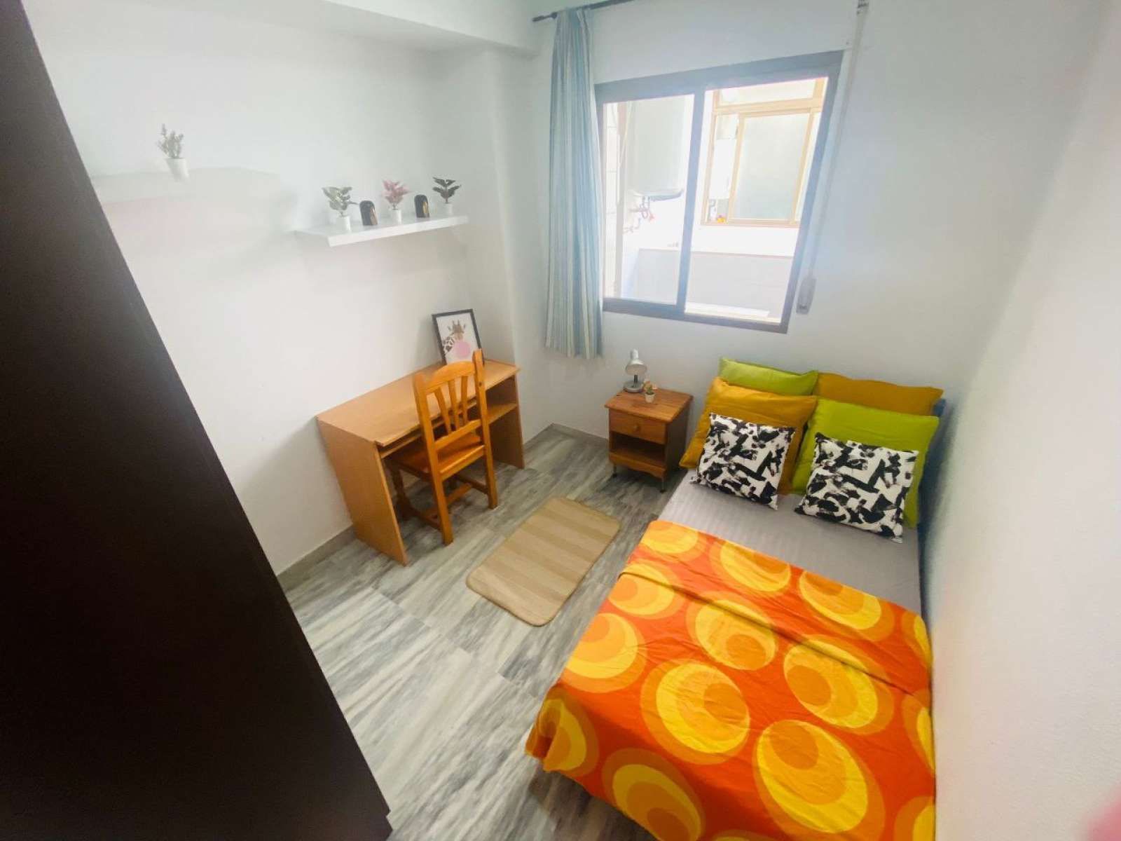 Bedroom of Flat to share in Málaga Capital  with Air Conditioner and Terrace